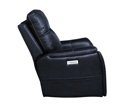 Lexington Ocean Blue Triple-Power Media Recliner by Steve Silver at Eve Furniture