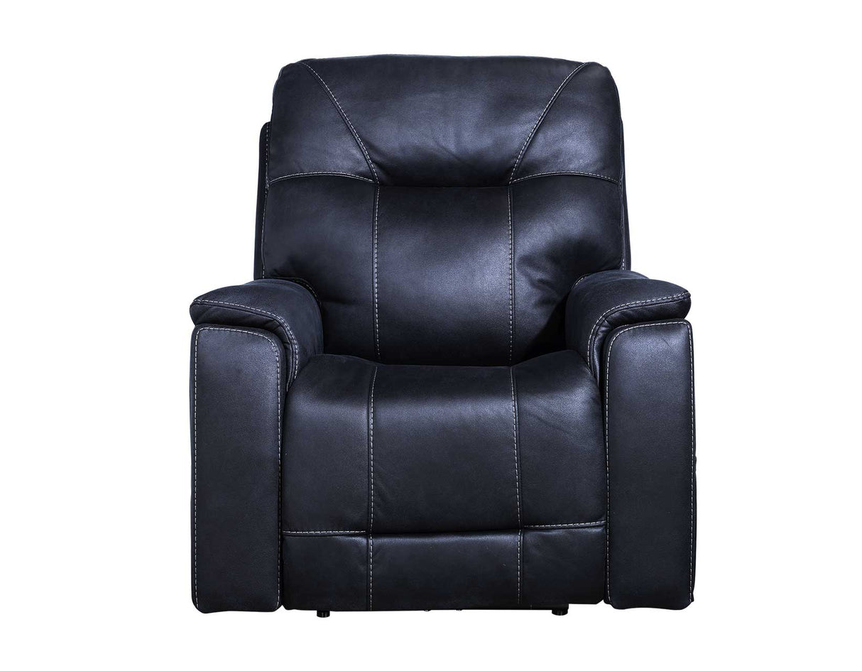 Lexington Ocean Blue Triple-Power Media Recliner by Steve Silver at Eve Furniture