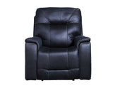 Lexington Ocean Blue Triple-Power Media Recliner by Steve Silver at Eve Furniture