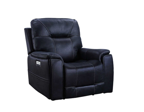 Lexington Ocean Blue Triple-Power Media Recliner by Steve Silver at Eve Furniture