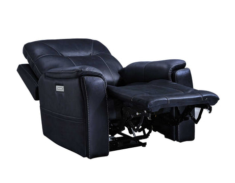 Lexington Ocean Blue Triple-Power Media Recliner by Steve Silver at Eve Furniture