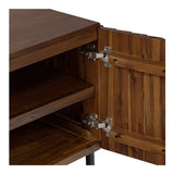 Lincoln Brown Media Cabinet by Moe's Home at Eve Furniture