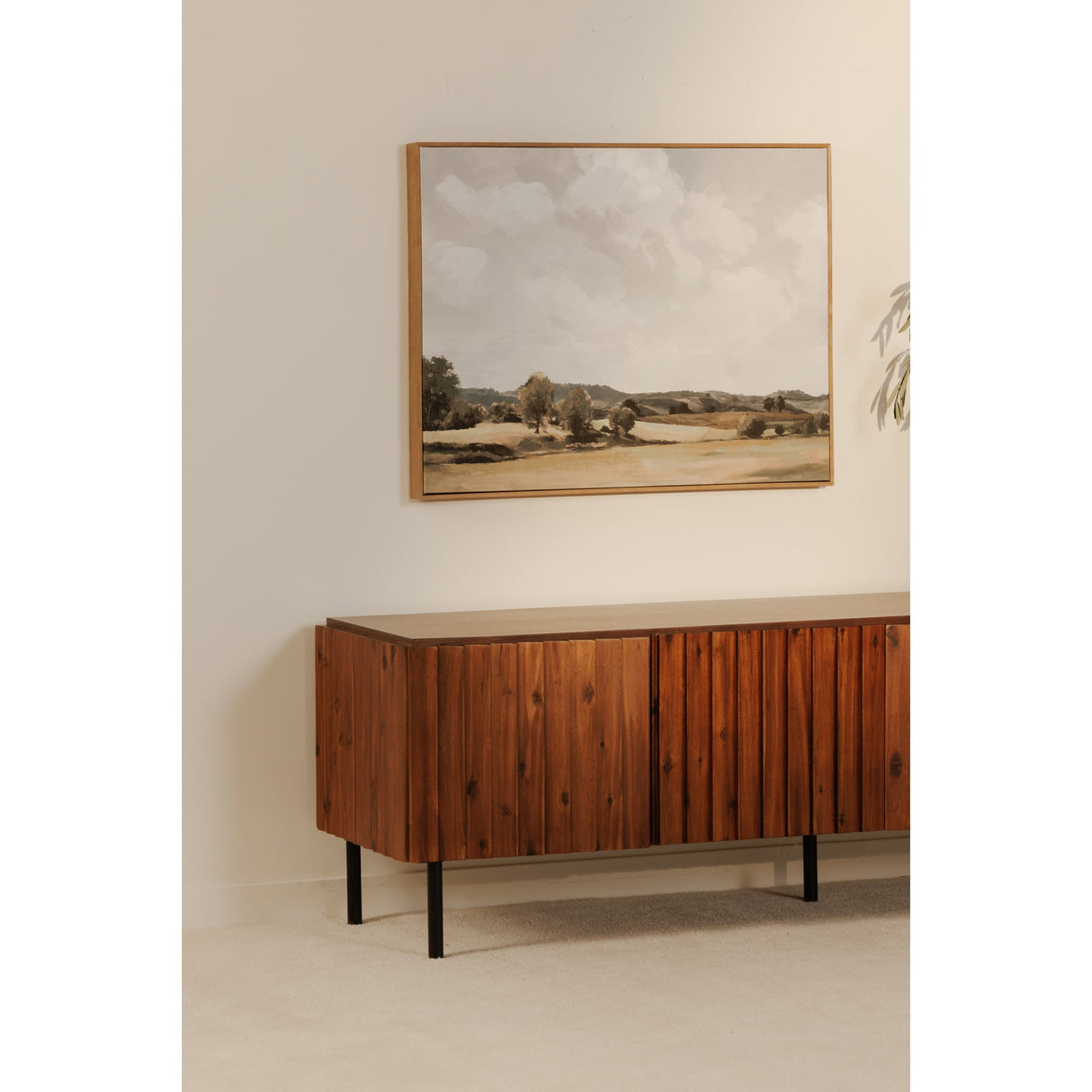 Lincoln Brown Media Cabinet by Moe's Home at Eve Furniture