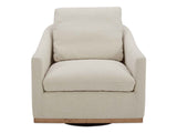 Linden Beige Swivel Chair