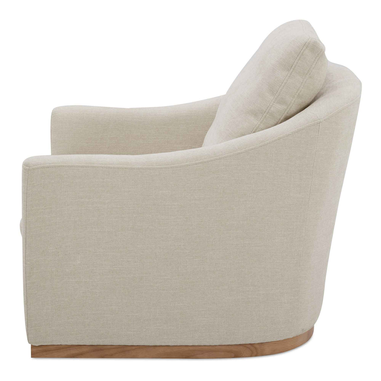 Linden Beige Swivel Chair