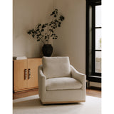 Linden Beige Swivel Chair by Moe's Home at Eve Furniture