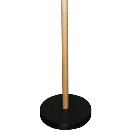 Lior Floor Lamp Wooden Pole by Ashcroft Imports at Eve Furniture