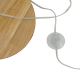 Lirian Floor Lamp - Oak and Natural by Ashcroft Imports at Eve Furniture