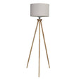 Lirios Three Legged Wooden Strip Floor Lamp - Natural by Ashcroft Imports at Eve Furniture
