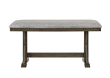 Lloyd Brown Counter Height Bench by Crown Mark at Eve Furniture