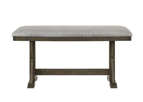 Lloyd Brown Counter Height Bench by Crown Mark at Eve Furniture
