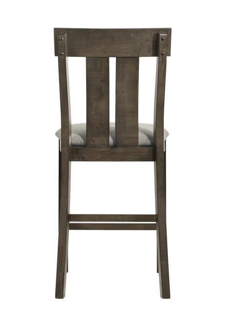 Lloyd Brown Counter Height Chair, Set of 2 by Crown Mark at Eve Furniture