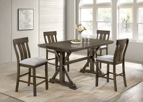 Lloyd Brown Counter Height Set by Crown Mark at Eve Furniture