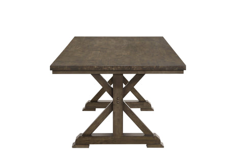 Lloyd Brown Rectangular Dining Table by Crown Mark at Eve Furniture
