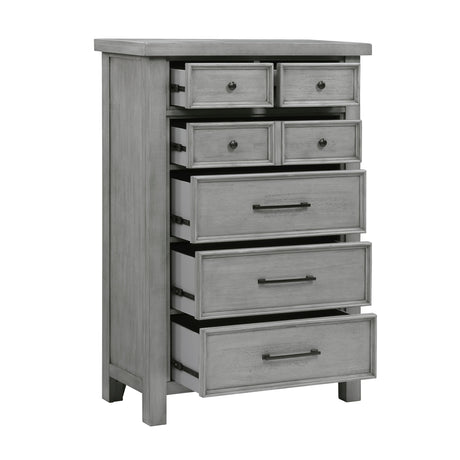 Logandale Antique Gray Chest by Homelegance at Eve Furniture
