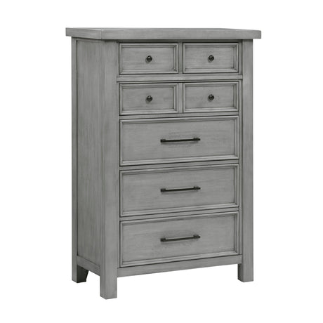 Logandale Antique Gray Chest by Homelegance at Eve Furniture