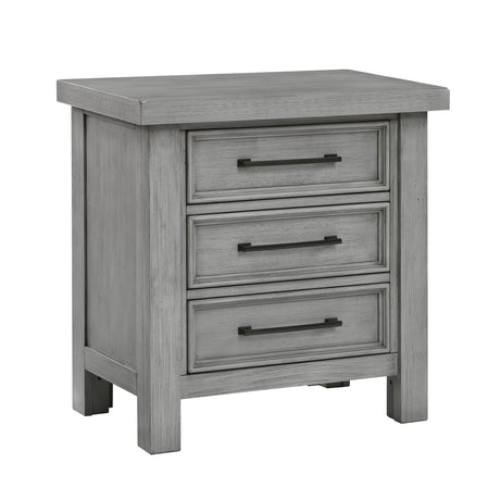 Logandale Antique Gray Nightstand by Homelegance at Eve Furniture