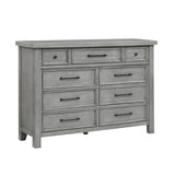 Logandale Antique Gray Sleigh Storage Platform Bedroom Set by Homelegance at Eve Furniture
