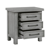 Logandale Antique Gray Sleigh Storage Platform Bedroom Set by Homelegance at Eve Furniture