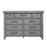 Logandale Antique Gray Sleigh Storage Platform Bedroom Set by Homelegance at Eve Furniture