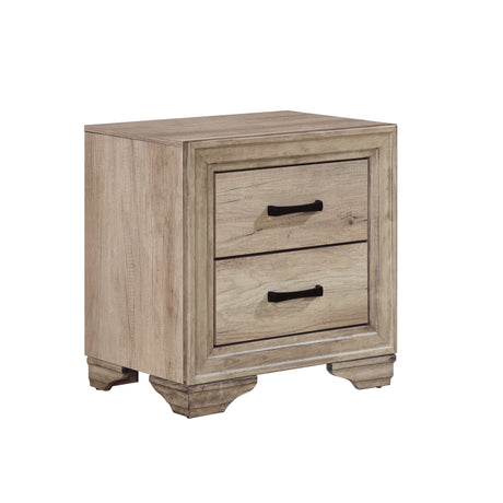 Lonan Natural Panel Bedroom Set by Homelegance at Eve Furniture