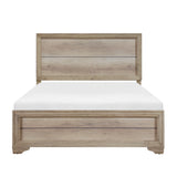 Lonan Natural Queen Panel Bed by Homelegance at Eve Furniture
