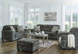Lonoke Gunmetal Living Room Set by Ashley at Eve Furniture