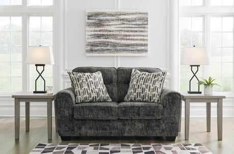Lonoke Gunmetal Living Room Set by Ashley at Eve Furniture