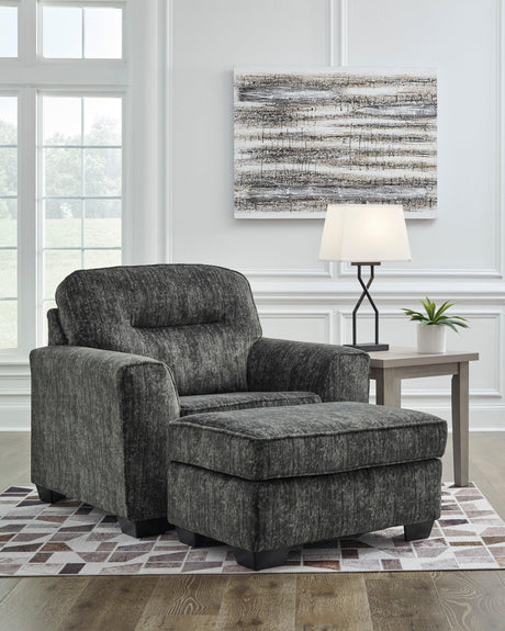Lonoke Gunmetal Living Room Set by Ashley at Eve Furniture