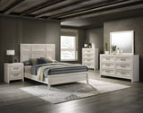 Lorraine Antique White Full Panel Bed by Crown Mark at Eve Furniture