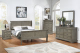 Louis Philip Gray Nightstand by Crown Mark at Eve Furniture