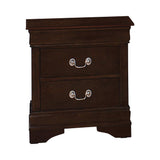 Louis Philippe Cappuccino 2-Drawer Nightstand by Coaster at Eve Furniture