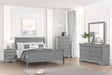 Louis Philippe Gray Full Bed by Furniture of America at Eve Furniture