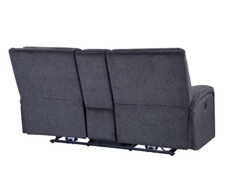 Lovell Charcoal Power Console Loveseat by Steve Silver at Eve Furniture