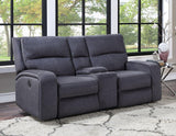 Lovell Charcoal Power Console Loveseat by Steve Silver at Eve Furniture