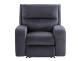 Lovell Charcoal Power Recliner by Steve Silver at Eve Furniture