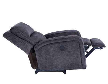 Lovell Charcoal Power Recliner by Steve Silver at Eve Furniture