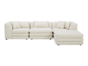 Lowtide Warm White Lounge Modular Sectional by Moe's Home at Eve Furniture