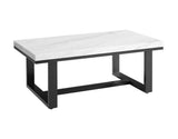 Artemis White Marble Top Cocktail Table