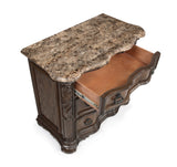 Ludwig Brown Nightstand by Crown Mark at Eve Furniture