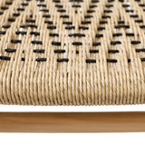 Lumen Outdoor Dining Chair, Natural/Black, Set of 2 by Dovetail at Eve Furniture