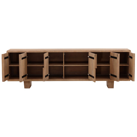 Luria Sideboard, Light Natural by Dovetail at Eve Furniture