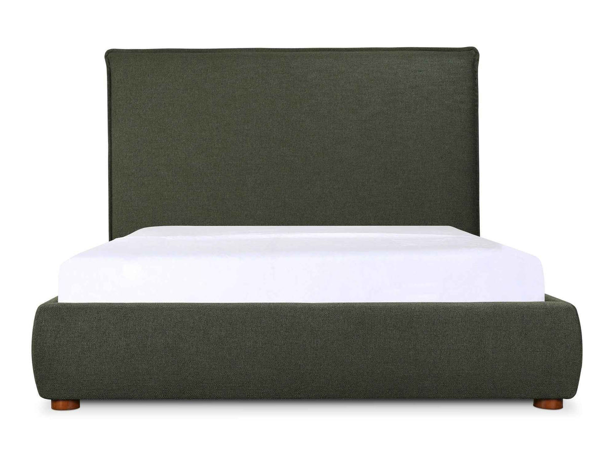 Luzon Green Tall Headboard King Bed by Moe's Home at Eve Furniture