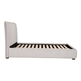Luzon Light Grey King Bed by Moe's Home at Eve Furniture