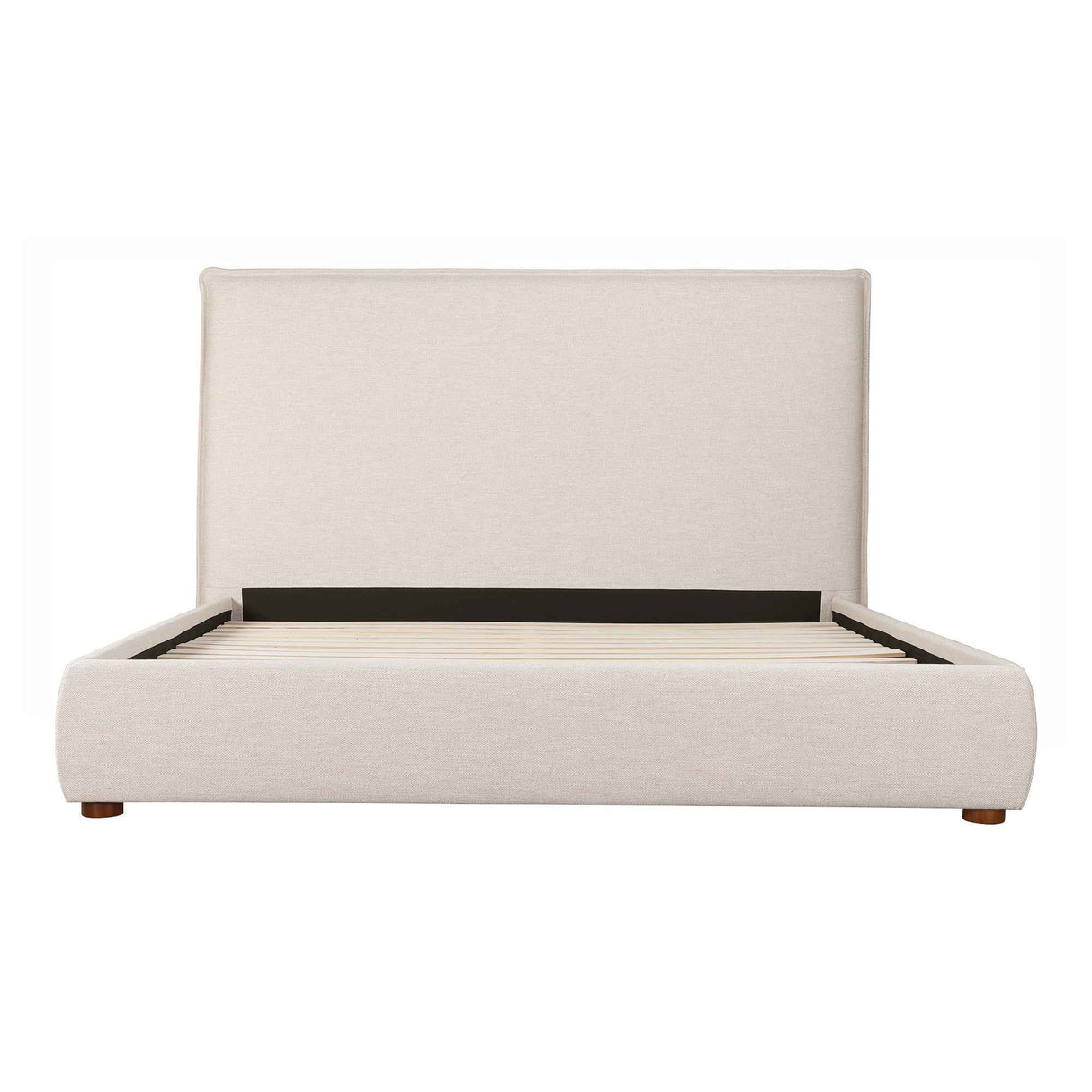 Luzon Wheat Tall Headboard Queen Bed