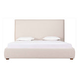 Luzon Wheat Tall Headboard Queen Bed