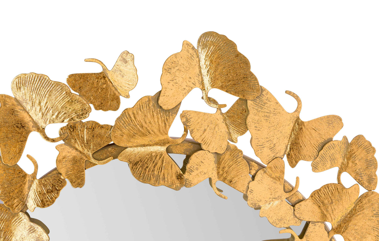 Lyrical Gold Wall Mirror by TOV Furniture at Eve Furniture