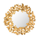 Lyrical Gold Wall Mirror by TOV Furniture at Eve Furniture