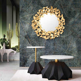 Lyrical Gold Wall Mirror by TOV Furniture at Eve Furniture