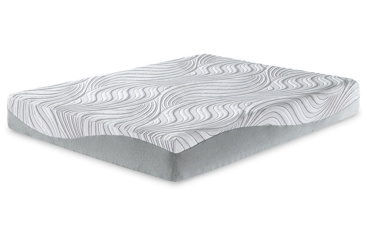 10 Inch Memory Foam White Queen Mattress